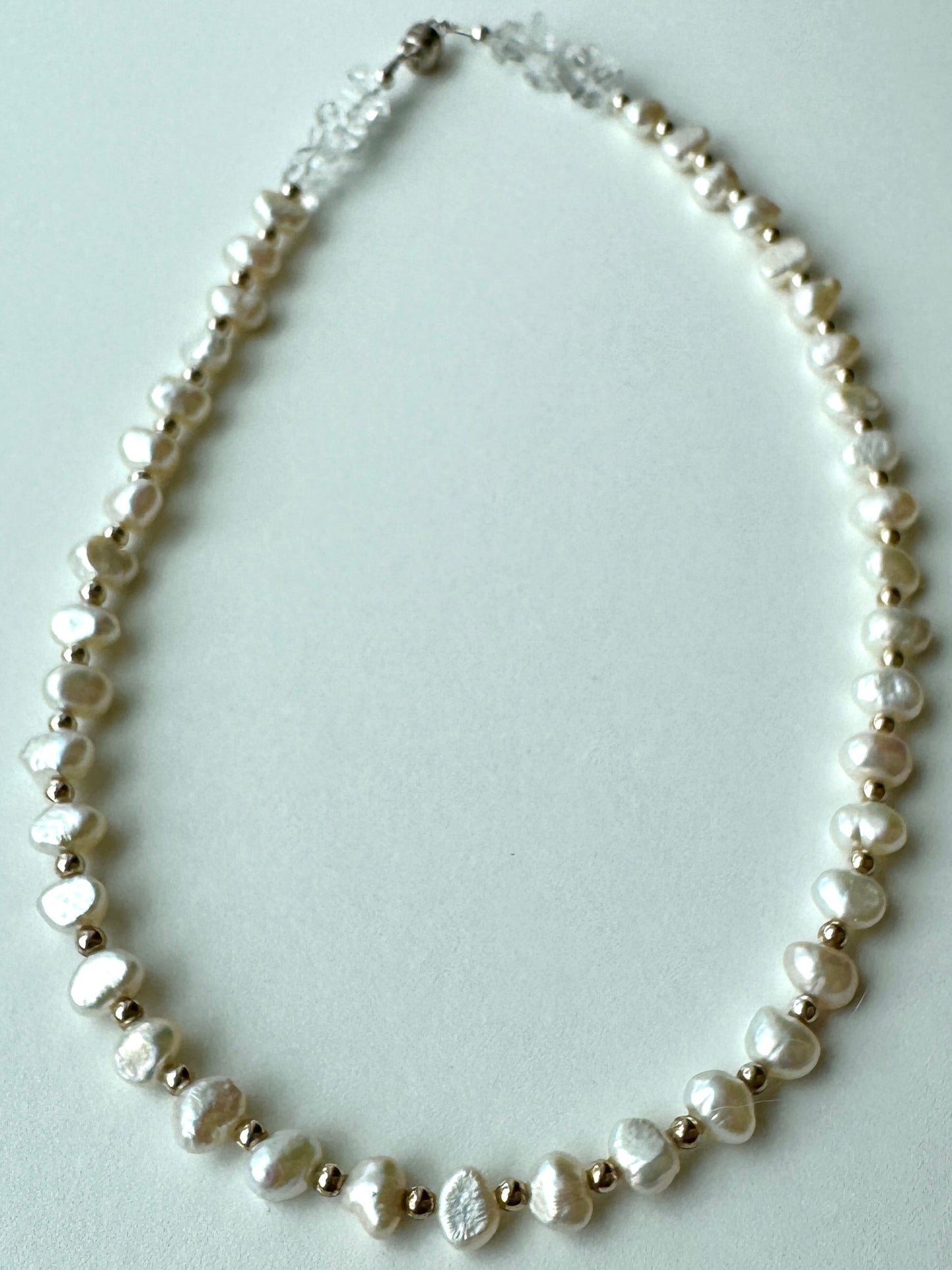 Pearl and Quartz (Silver)