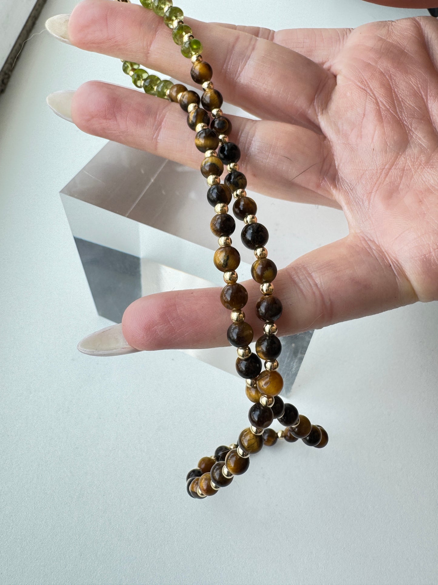 Tigers Eye and Peridot