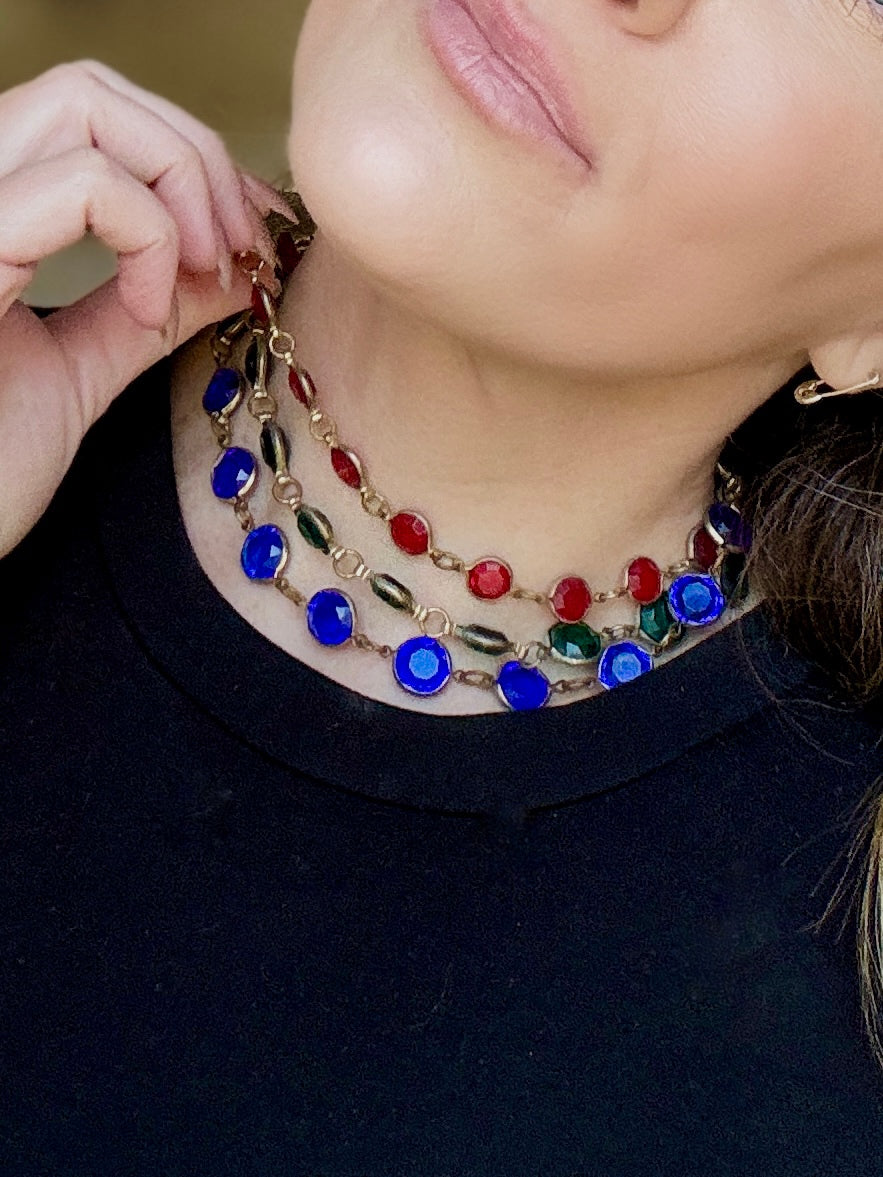 Layered Vintage Chokers