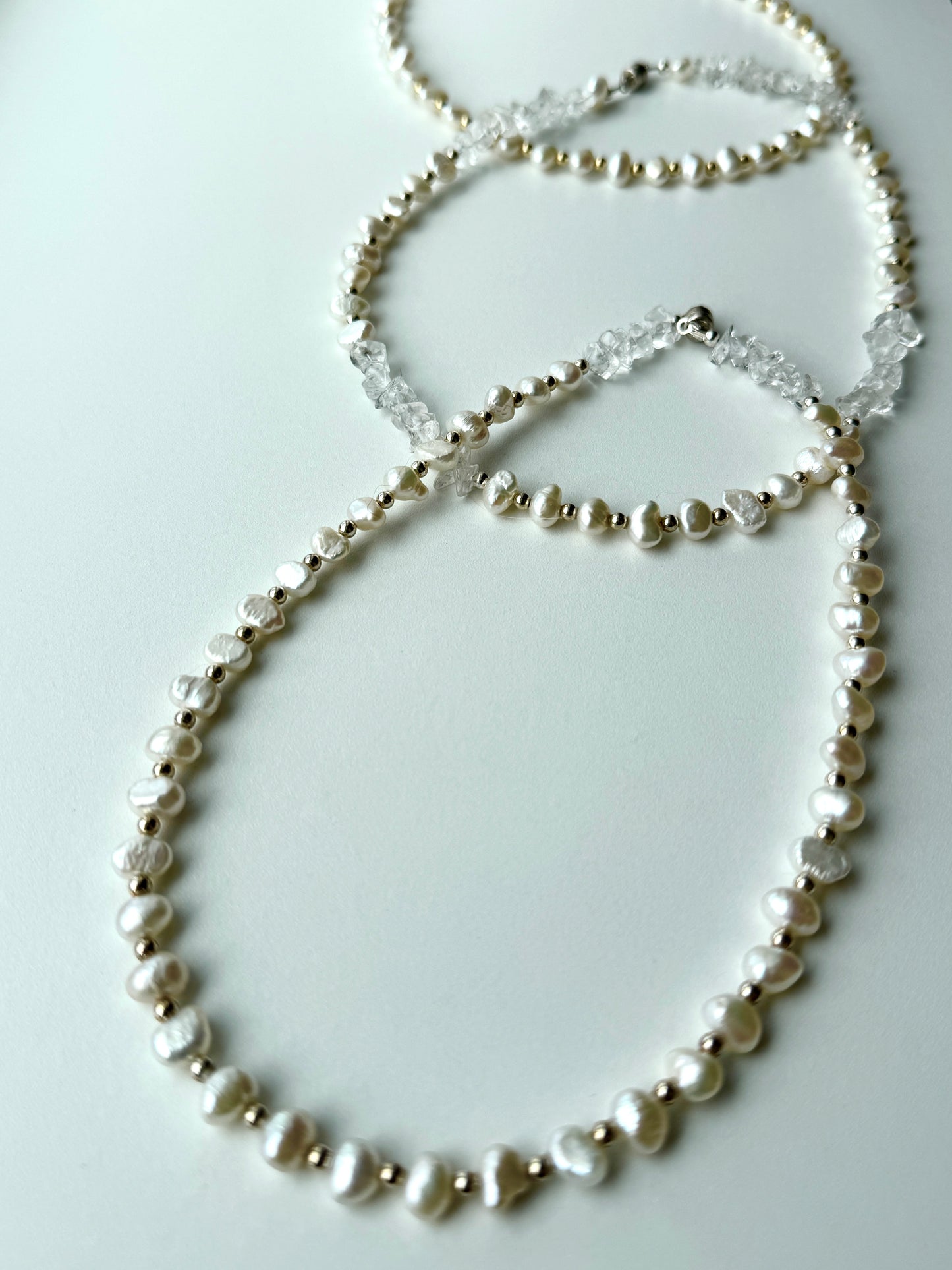 Pearl and Quartz (Silver)