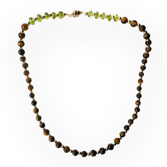 Tigers Eye and Peridot